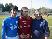 Totti con Venturini del S. Marinella