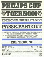 10-11 agosto 1985 torneo precampionato
                            con Anderlecht, Roma, PSV e Austria Vienna