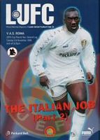 1998/99 Leeds
                  Utd/Roma, programma
