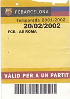 Accredito
                  Barcellona/Roma 20 febbraio 2002