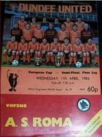 Programma Dundee
                  Utd/Roma 1983/84