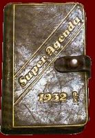 Agendina del 1932
                  edita dalla AS Roma con il calendario degli incontri