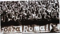 Romanisti allo Stadio Nazionale