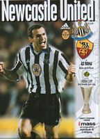 Programma Newcastle United/Roma 1999/2000