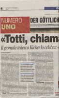 Corriere dello Sport,
                  24 giugno 2007