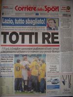 Il Corriere dello Sport
                  dopo il record di Totti